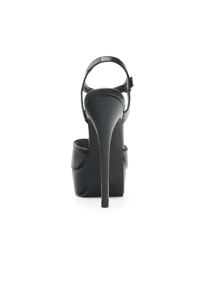 Flora-72x Dressy Heel - Black Patent