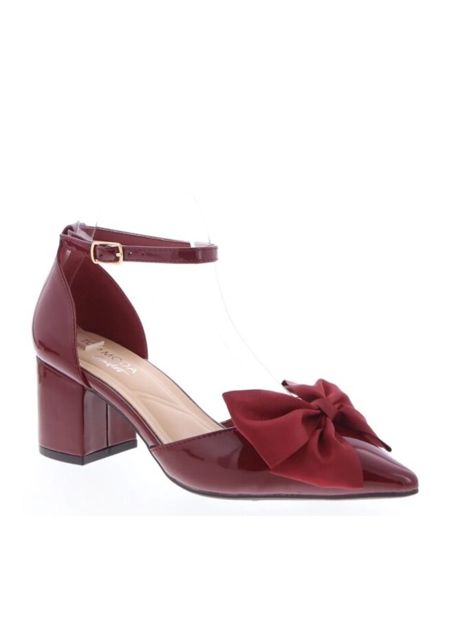 Gabbie-5 Dressy Heel - Cherry Patent