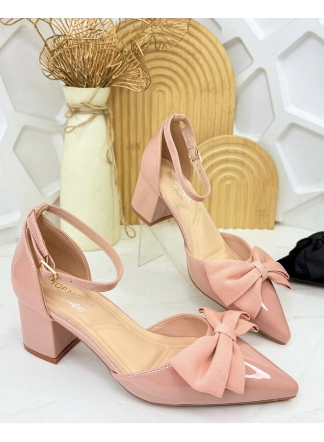 Gabbie-5 Dressy Heel - Nude