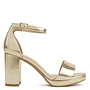 W-Wood Casual Heels - Gold
