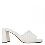 Reagan Dressy Heels - White Mesh
