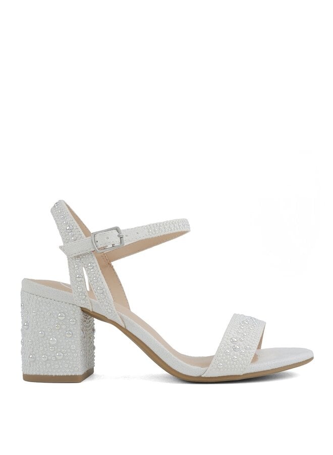 Cielo Dressy Heels - White Pearl