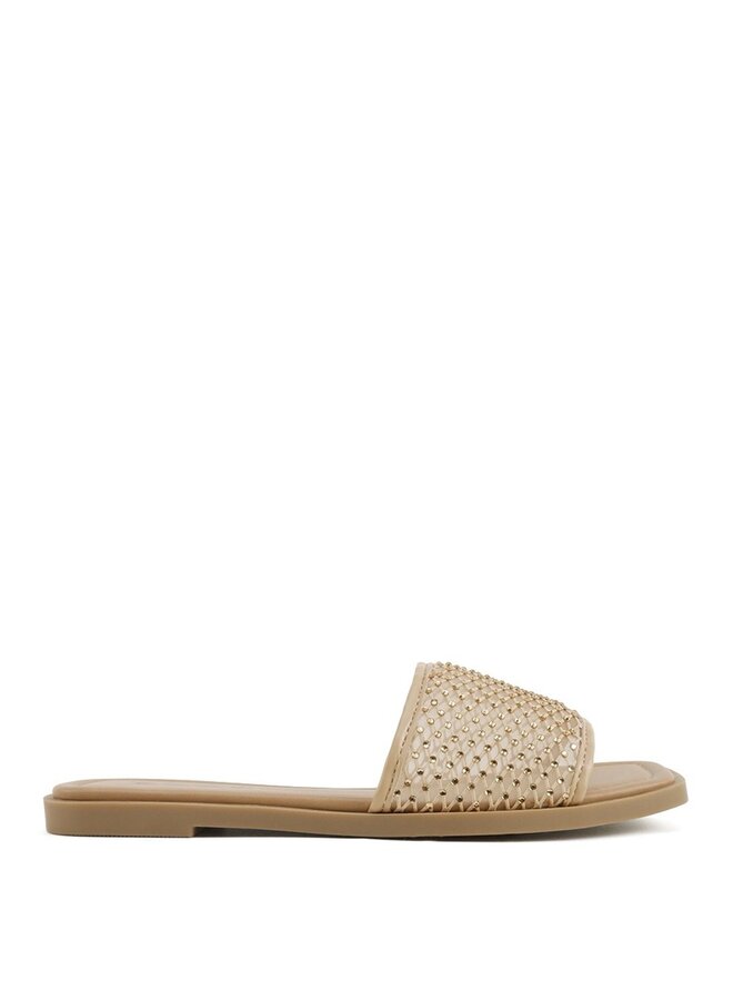Rossa Flat Sandals - Taupe