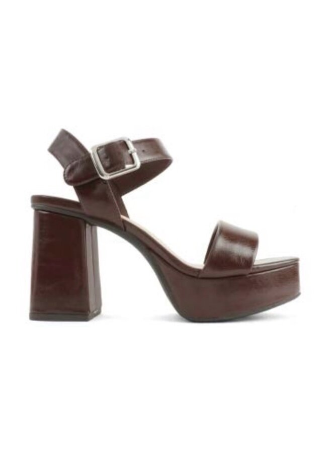 Macey Casual Heels - Brown