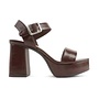 Macey Casual Heels - Brown