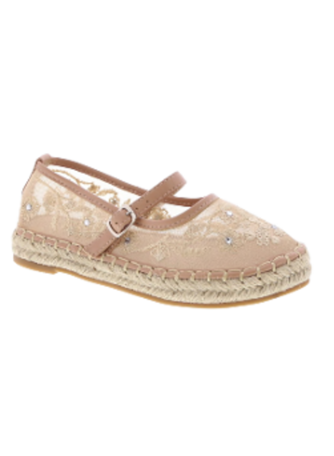 Chrom-56k Kids Espadrilles - Nude
