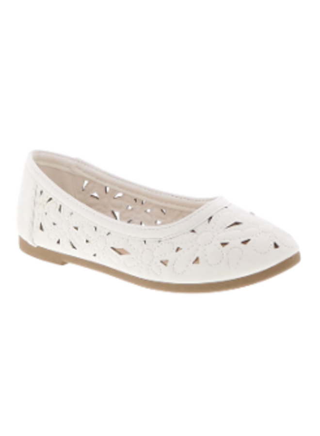Darla-38k Kids Flat - White Pu