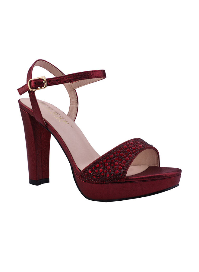 Marley-3 Party Heel - Wine