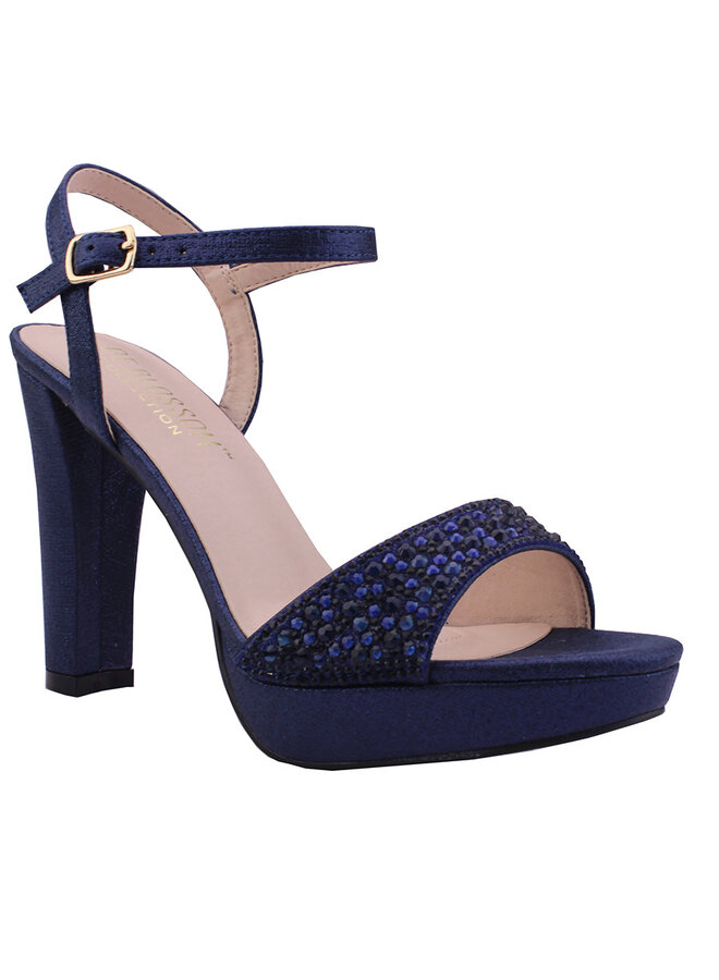Marley-3 Party Heel - Navy