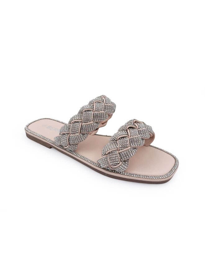 Maddy Flat Sandal - Beige