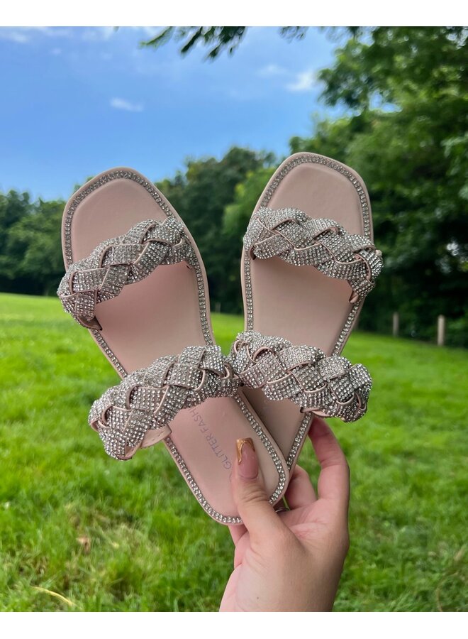 Jasmine Flat Sandal - Beige