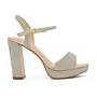 Jane-47 Dressy Heel - Nude Shimmer