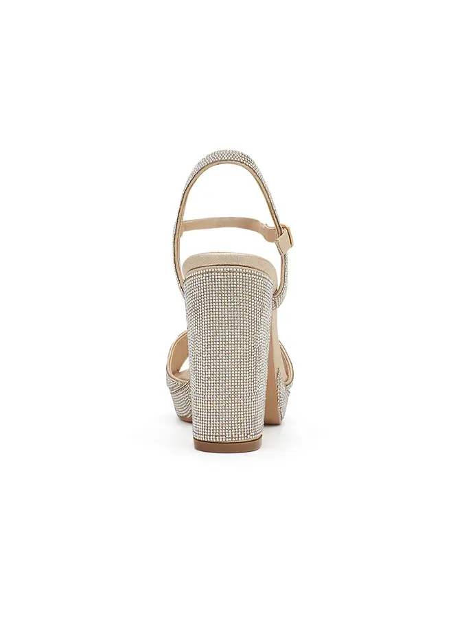 Jane-47 Dressy Heel - Nude Shimmer