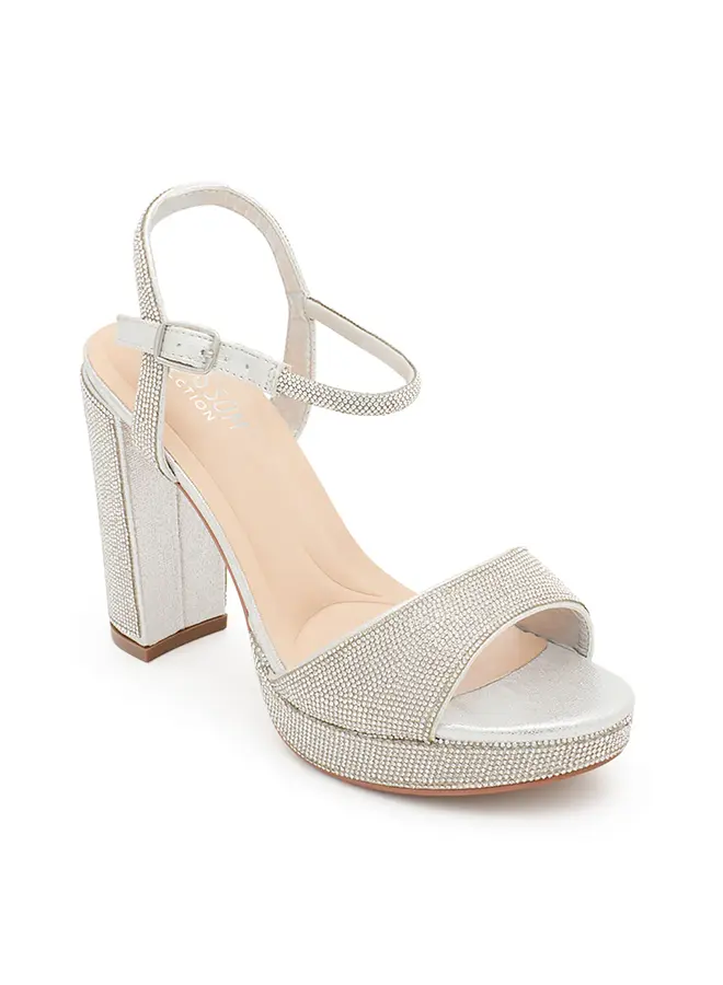 Jane-47 Dressy Heel - Silver Shimmer