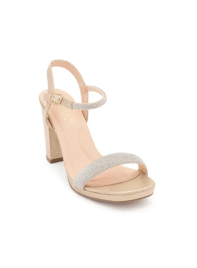Morita-52 Dressy Heel - Champagne Shimmer