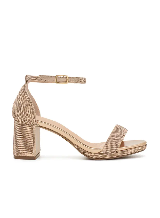 Nelly-138 Dressy Heels - Rose Gold