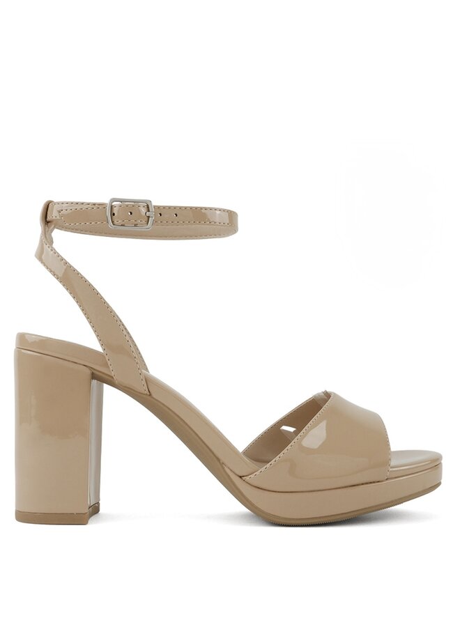 Harbor Casual Heels - Camel Patent