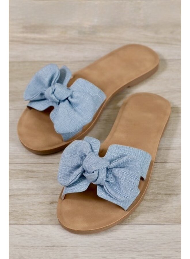 Road Flat Sandals - Lt Blue