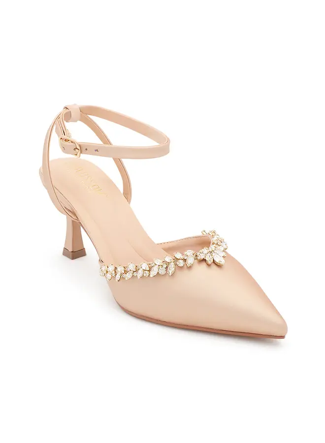 Selma-33 Dressy Heel - Rose Gold