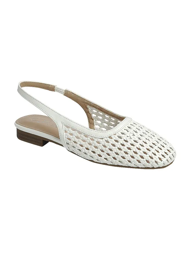 Concinnity-1 Casual Flats - White Pu