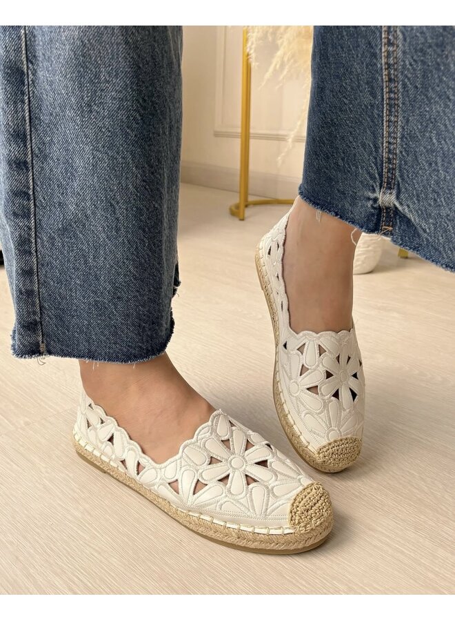 Chrom-21 Casual Espadrilles - White