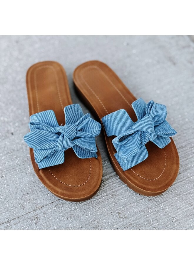 Susie-38 Comfy Sandal - Blue Denim