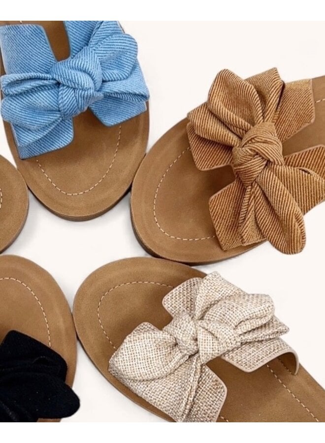 Susie-38 Comfy Sandal - Beige Linen