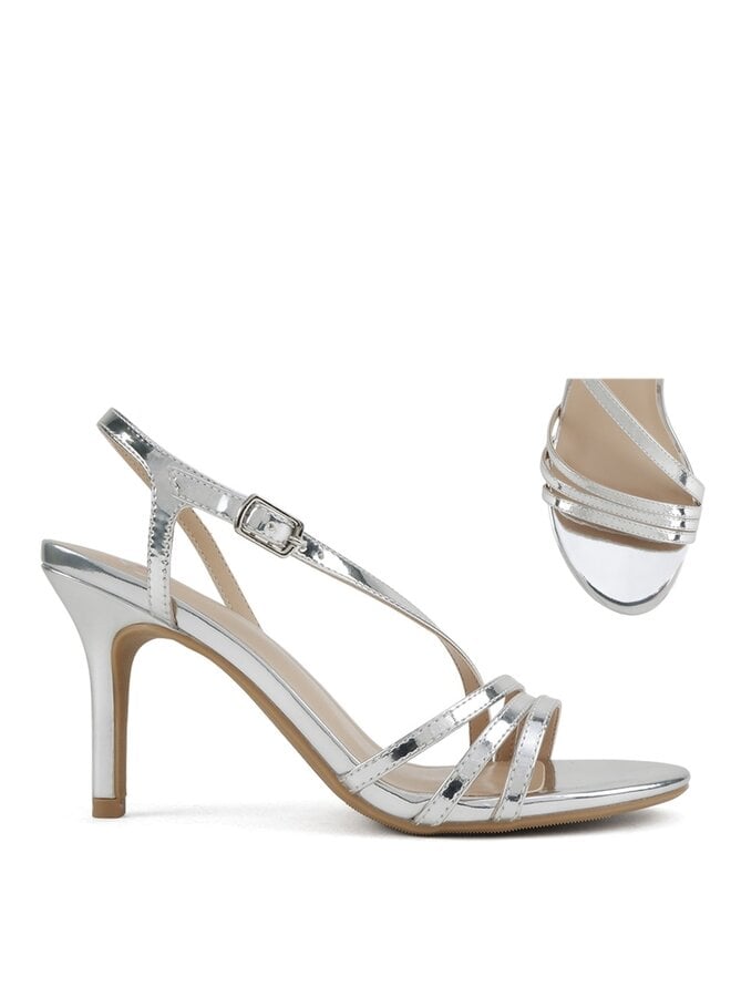 Prince Dressy Heel - Silver Metallic