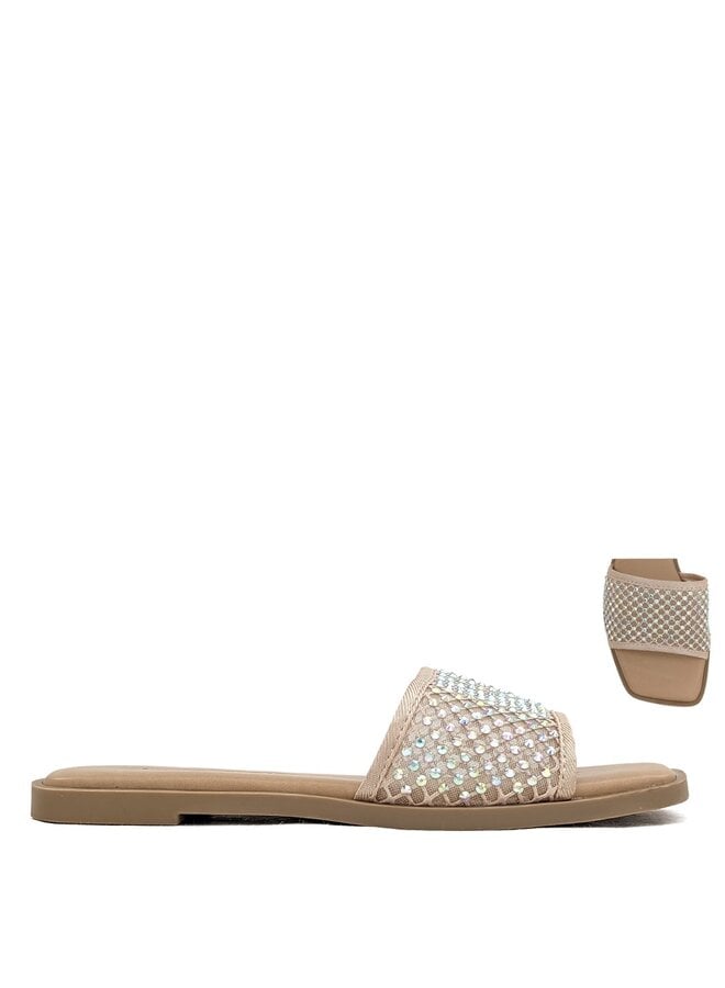 Indie Flat Sandals - Nude