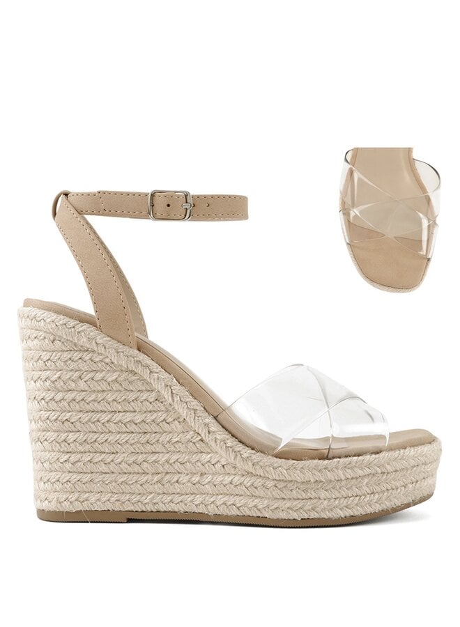 Image Platform Sandals - Nude