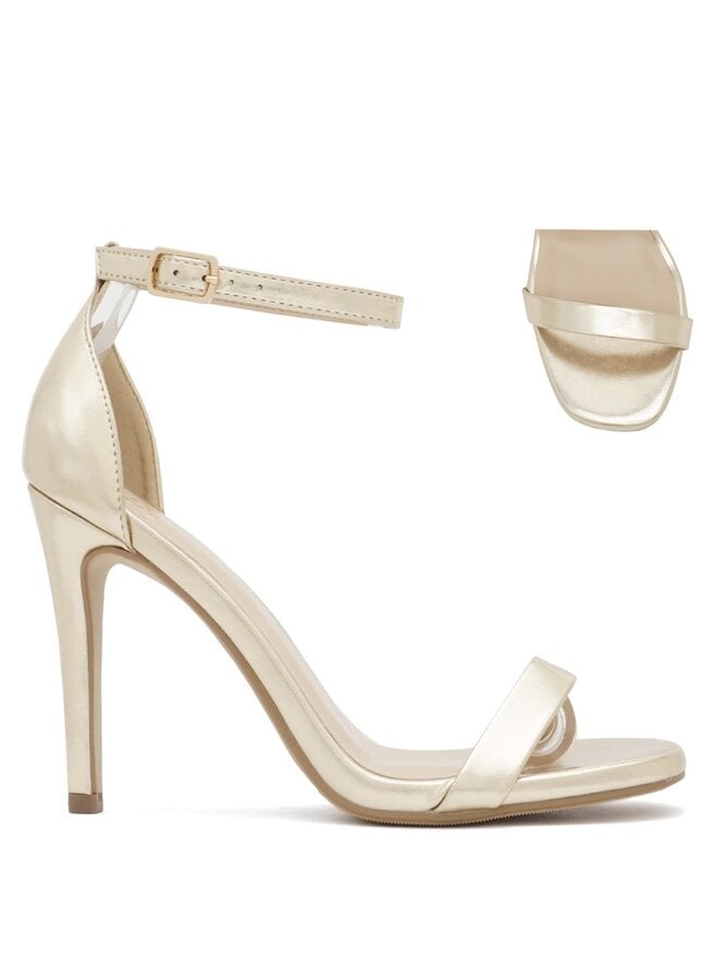 Jaiden Casual Heels - Gold Metallic