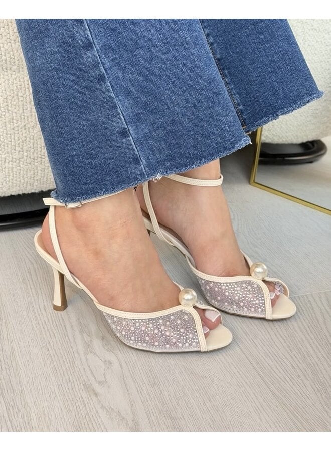 Marilyn-1 Dressy Heel - Ivory