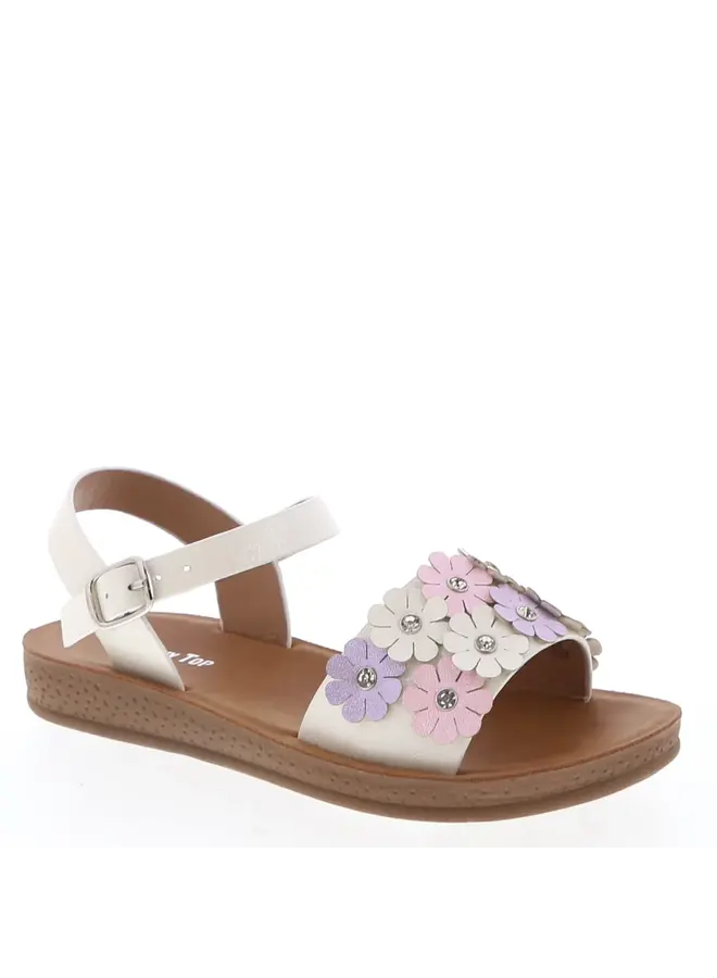 Maple-1k Girls Sandals - White