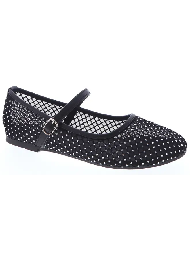 Rosario-1 Casual Flats - Black