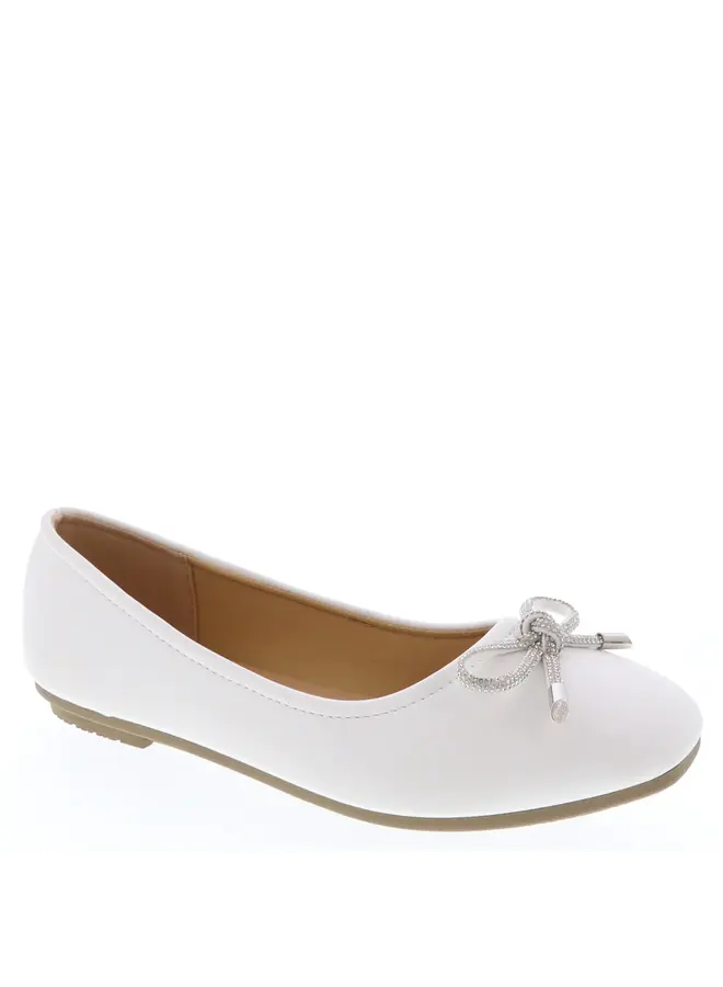 Dorothy-77 Casual Flats - White Pu