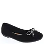 Dorothy-77 Casual Flats- Black Nubuck