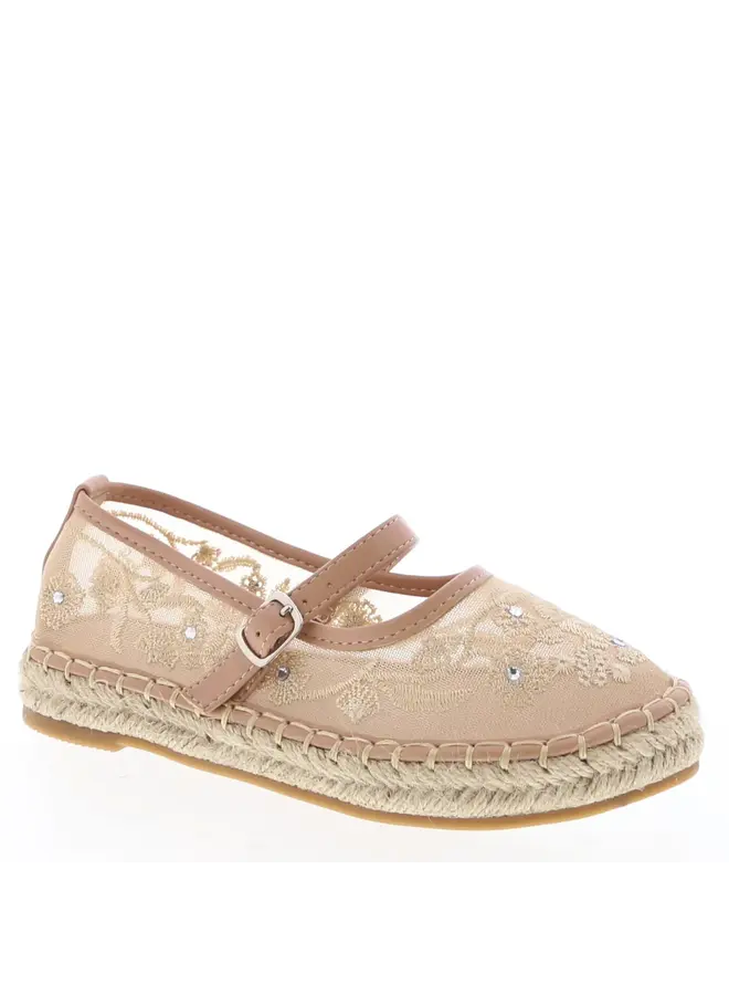 Chrom-56k Kids Espadrilles - Nude