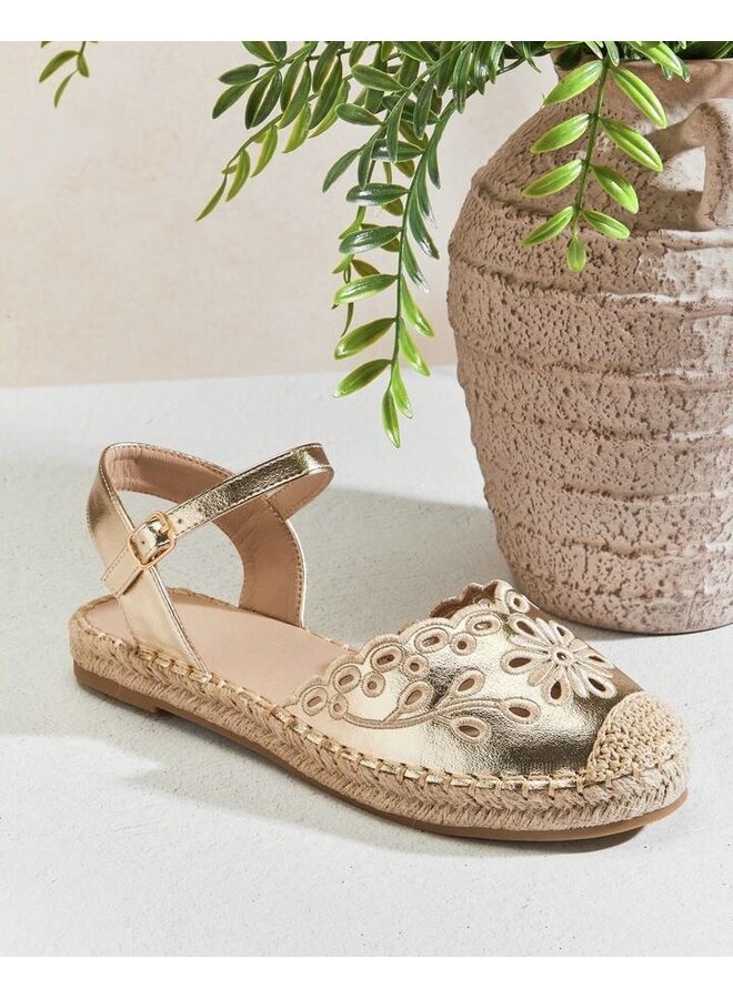 Chrom-77 Casual Espadrilles - Gold