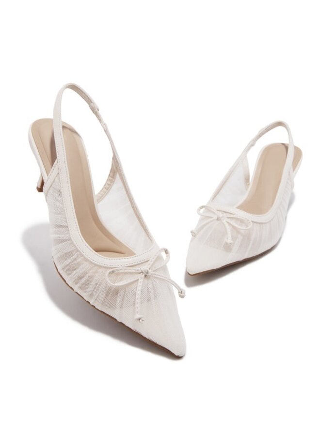 Stephy-48 Dressy Heel - Bone Pu