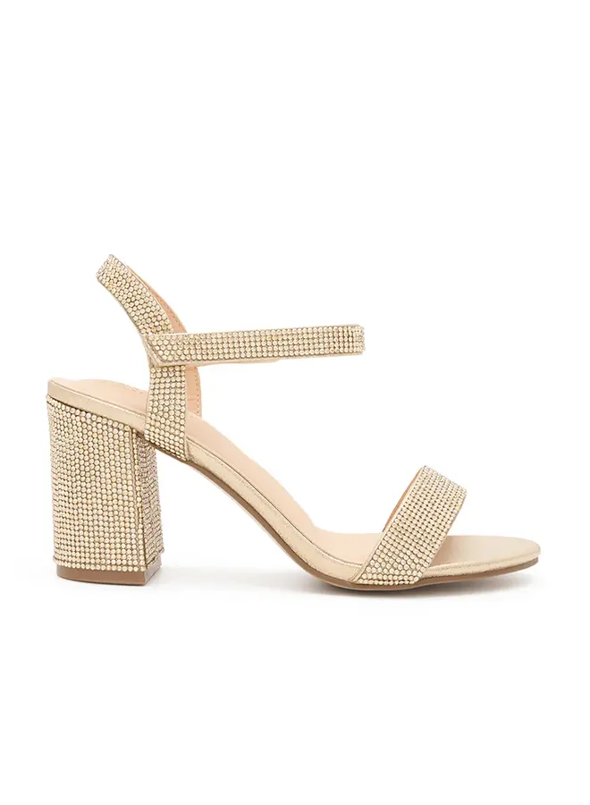 Anna-12T Dressy Heel - Gold