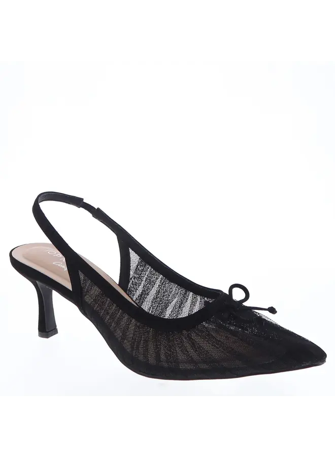 Stephy-48 Dressy Heel - Black Pu