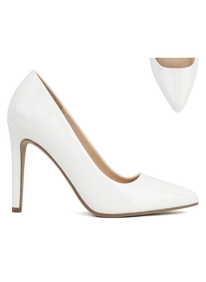 Scheme Casual Heels - White Patent
