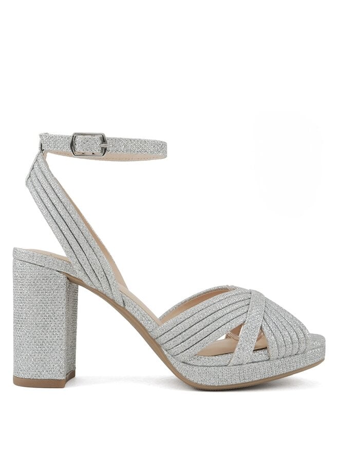 Duffy Casual Heels - Silver