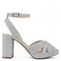 Duffy Casual Heels - Silver