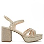 Icarus Casual Heels - Lt Gold Glitter