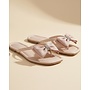 Priscilla-20 Flat Sandal - Nude Pu