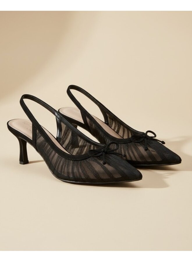 Stephy-48 Dressy Heel - Black Pu