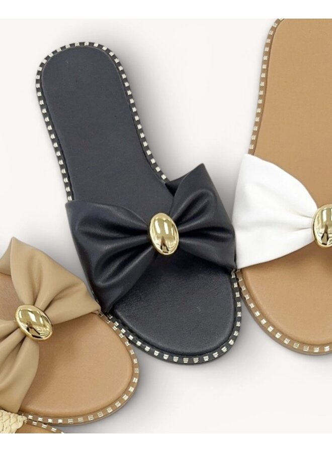 Mick-47 Flat Sandal - BlackPu