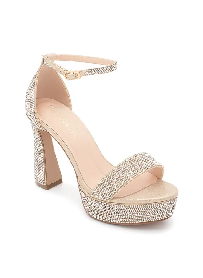 Regina-1 Dressy Heel - Nude Shimmer