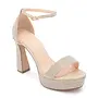 Regina-1 Dressy Heel - Nude Shimmer